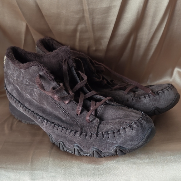 Skechers Shoes - Skechers Dark Brown Ankle Booties